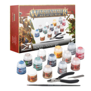 Warhammer Age Of Sigmar Paints + Tools Set (2024 Edition)
