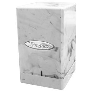 Ultra Pro Deckbox Satin Tower Marble Black/White
