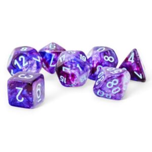 Chessex 7 Die Set Mega-Hedral Nebula Nocturnal/Turquoise