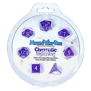 Gate Keeper Games 7-Die Set Mighy Tiny Dice Chromatic Lightning