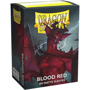 Dragon Shield Sleeves Standard Matte Blood Red