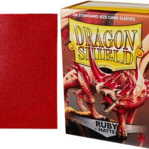 Dragon Shield Sleeves Standard Matte Ruby