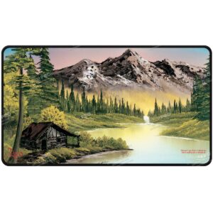 Ultra Pro Playmat Bob Ross Mounrain Retreat Stitched