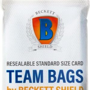 Beckett Shield Resealable Standard Size Team Bags (100 count)