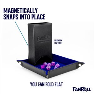 Fanroll Fold Up Dice Tower Black