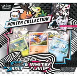 Pokémon Scarlet & Violet 10.5 Black Bolt & White Flare Poster Collection