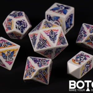 Botch Dice 7-Die Set Celestial Dawn