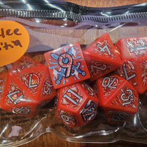 Botch Dice 7-Die Set Melee Militia