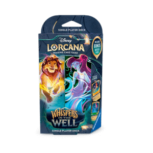 Disney Lorcana TCG Whispers In The Well Starter Deck Amber/Emerald