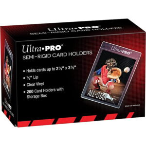 Ultra Pro Semi-Rigid Card Holders (200 count 1/2" Lip)