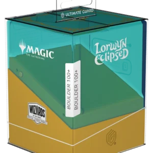 Ultimate Guard Boulder Deck Case 100+ MTG Lorwyn Eclipsed Blue/Yellow