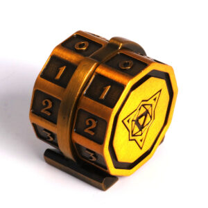 Die Hard Dice LifeLink Counter V2 Battleworn Gold