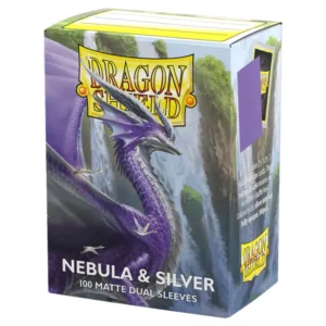Dragon Shield Sleeves Standard DUAL Matte Nebula & Silver