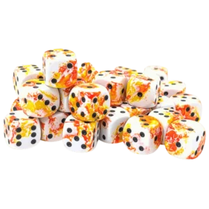 Chessex 12mm D6 Brushed Sunrise/Black