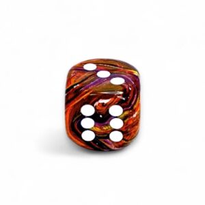 Chessex 30mm D6 Festive Symphony/White
