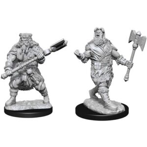 Dungeons & Dragons Nolzur’s Marvelous Miniatures W14 Human Barbarian (Unpainted)