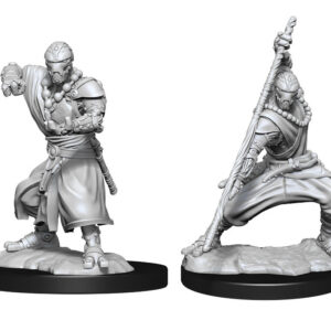 Dungeons & Dragons Nolzur’s Marvelous Miniatures W14 Warforged Monk (Unpainted)