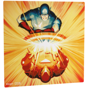 Gamegenic Playmat MTG 2-Player Marvel Super Heroes Iron Man / Captain America