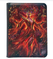 Maggot Labs 9-Pocket 360 Zippered Binder Red Sorceress